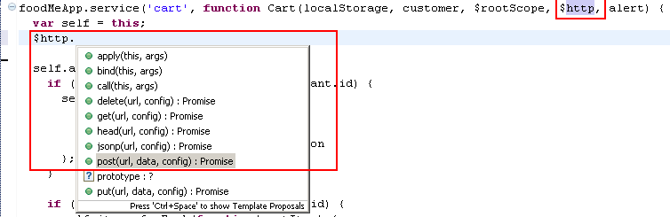 JS Angular Completion Http